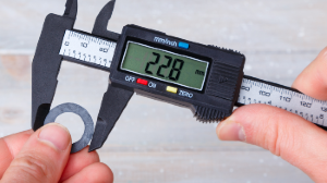 Caliper Measuring an O-Ring