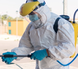Man Wearing Personal Protective Equipment