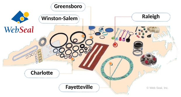 Custom Seals and Gaskets – North Carolina